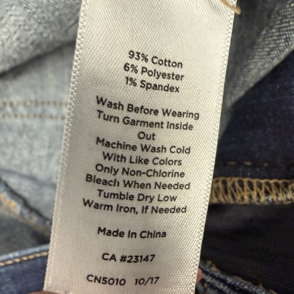 Talbots Barely Boot Jeans Women's Size 10 Dark Wash Waist 32 Inseam 31 - Picture 7 of 10